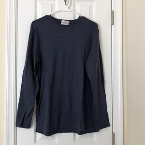Men’s Navy Blue Crew Neck Alfani Swaeter